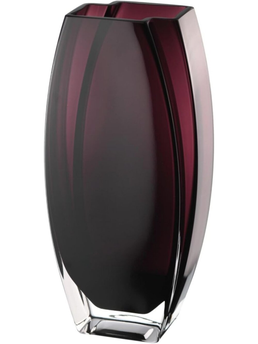 Elegant Amethyst Glass Vase - 8" Tall Decorative Home Accent, Perfect Gift